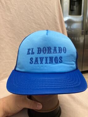 Vintage El Dorado Savings Trucker Style Snapback Hat